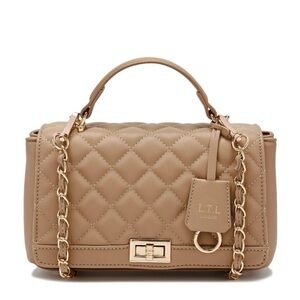 NWOT. LTL London top handle quilted shoulder bag.